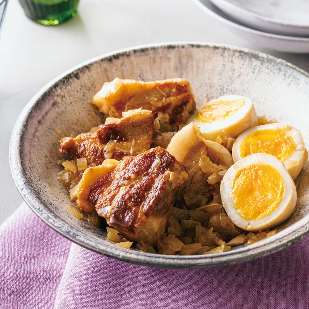 コクと酸味のホロホロアドボ
