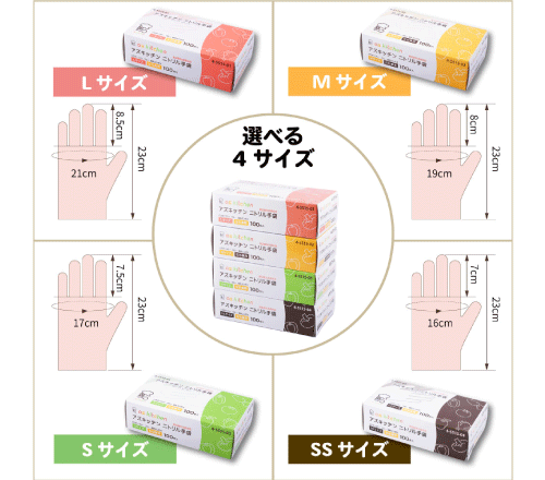各種サイズ展開画像